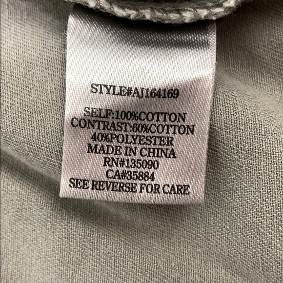 Altar’d State lightweight denim Knit zipper jacket - Picture 6 of 8